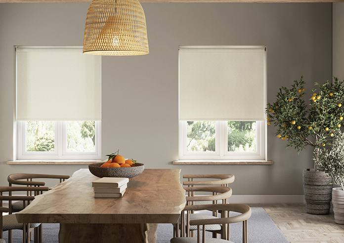 Perla, Powder White - Roller Blind - Image 3